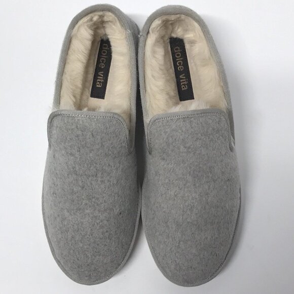Dolce Vita Shoes - Dolce Vita Herve Slipper in Gray Felt